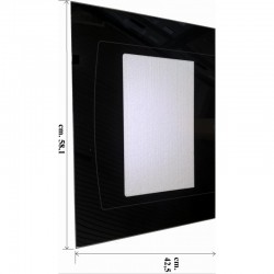 Vetro forno nero adattabile...